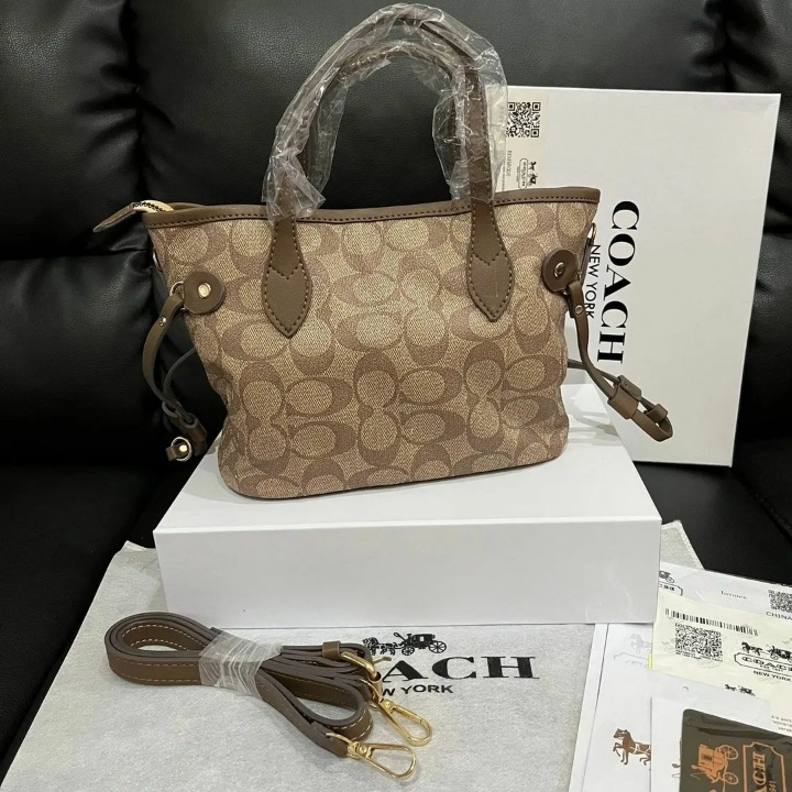 TAS SELEMPANG COACC NEVERFULL MINI SLINGBAG FREE BOX