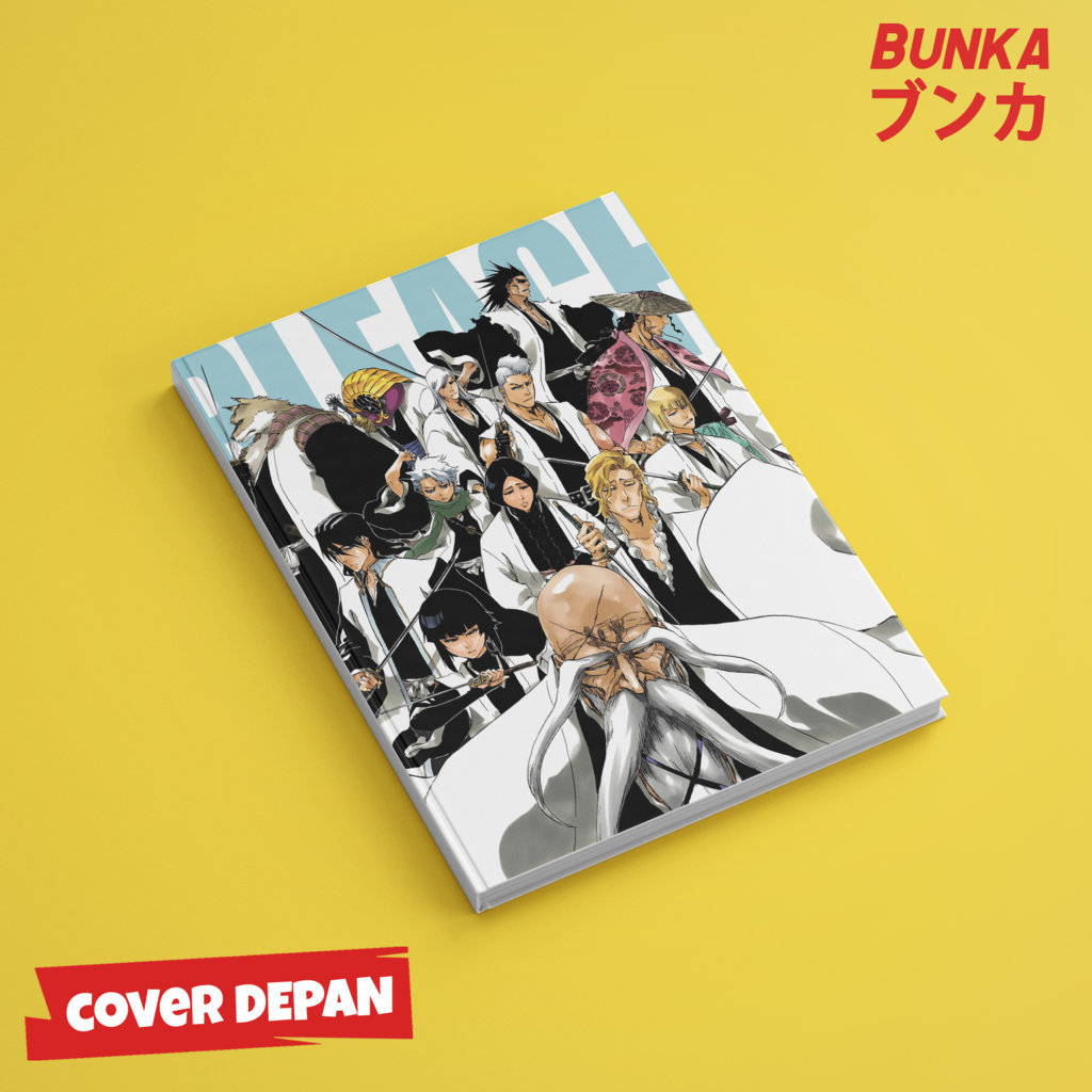 

Note Book Anime Bleach Gotei 13 Hardcover A5 Buku Tulis Catatan Notes Agenda Planner Jurnal vintage buku catatan story book kado anniversary valentine cowok cewek murah