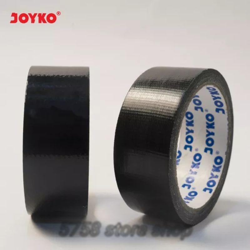 

Lakban hitam joyko cloth tape 36x10m solasi perekat serbaguna