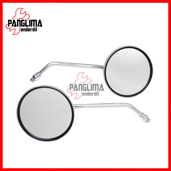 Spion-Variasi Model Vespa Scoopy Bisa Untuk Semua Jenis Motor Honda Drat Kanan Sepion Kaca Cermin Mirror Bulat Kiri Kanan Panjang Besi Set