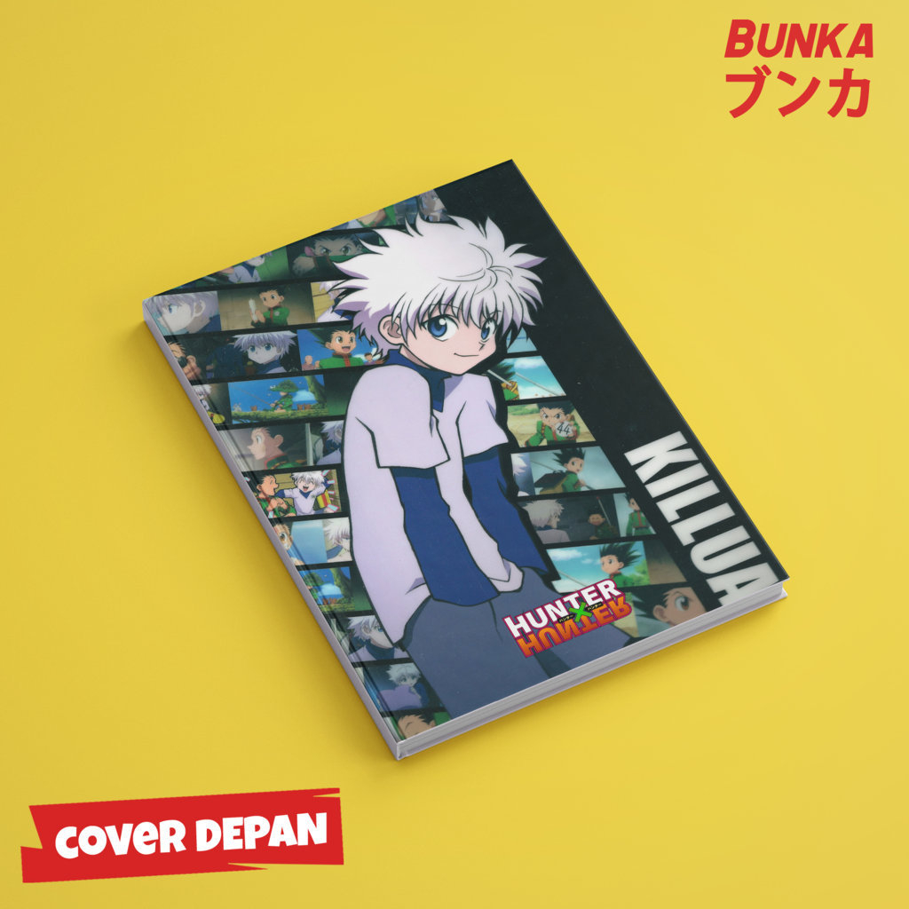 

Note Book Anime Hunter x Hunter Killua Zoldyck Hardcover A5 Buku Tulis Catatan Notes Agenda Planner Jurnal vintage buku catatan story book kado anniversary valentine cowok cewek murah