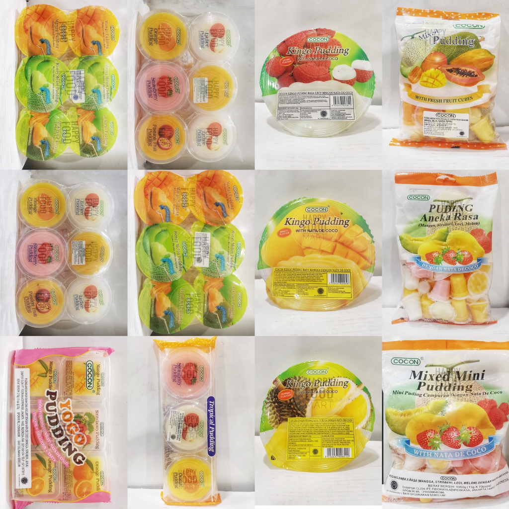 

[HALAL] COCON YOGO PUDDING/KOKON TROPICAL PUDDING IMPORT/MIXED PUDING ANEKA RASA BUAH/AGAR AGAR MINI/JELI MIX/LENGKONG/NATA DE COCO/JELLY DECOCO