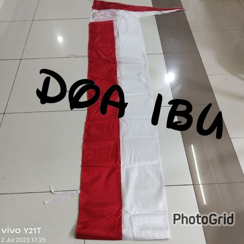 

best seller umbul umbul merah putih lurus pake lidah panjang 4meter ready stock