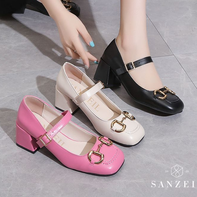 Heels Wanita Hak Tahu GO2220 Heels Tali Wanita Import