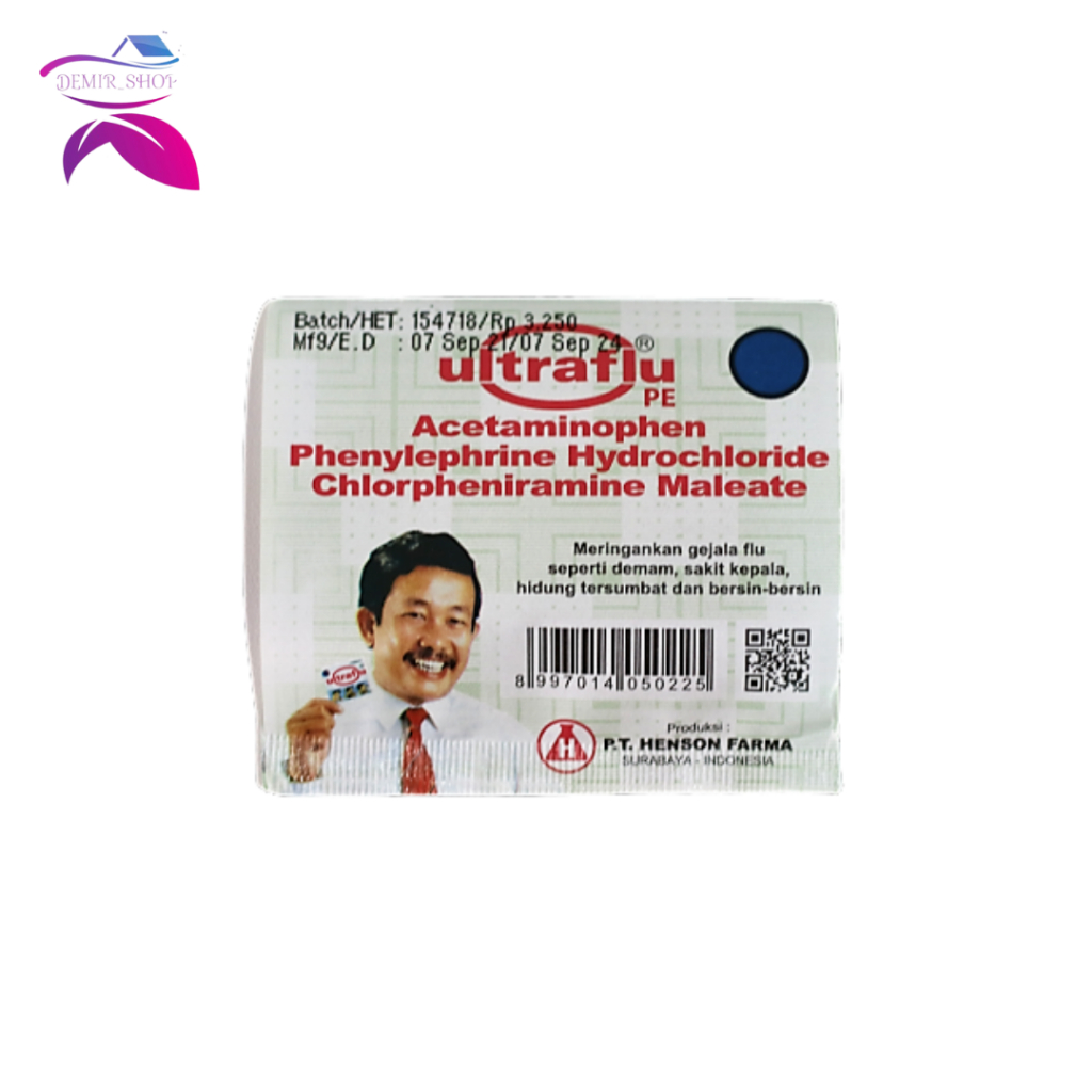 Ultraflu Strip / Obat Flu / Meringankan Gejala Flu