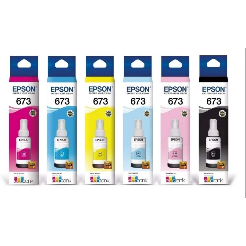 Tinta Epson 673 Refill Ink Printer L800 L805 L810 L850 L1800