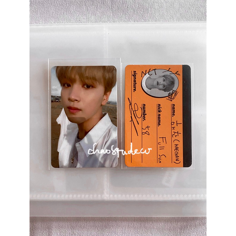 

PC HAECHAN WE GO UP + CREW CARD HAECHAN