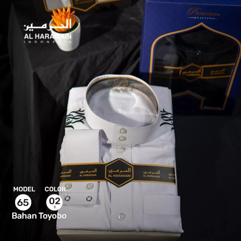 HARAMAIN MANSET JUBAH HARAMAIN TOYOBO PUTIH