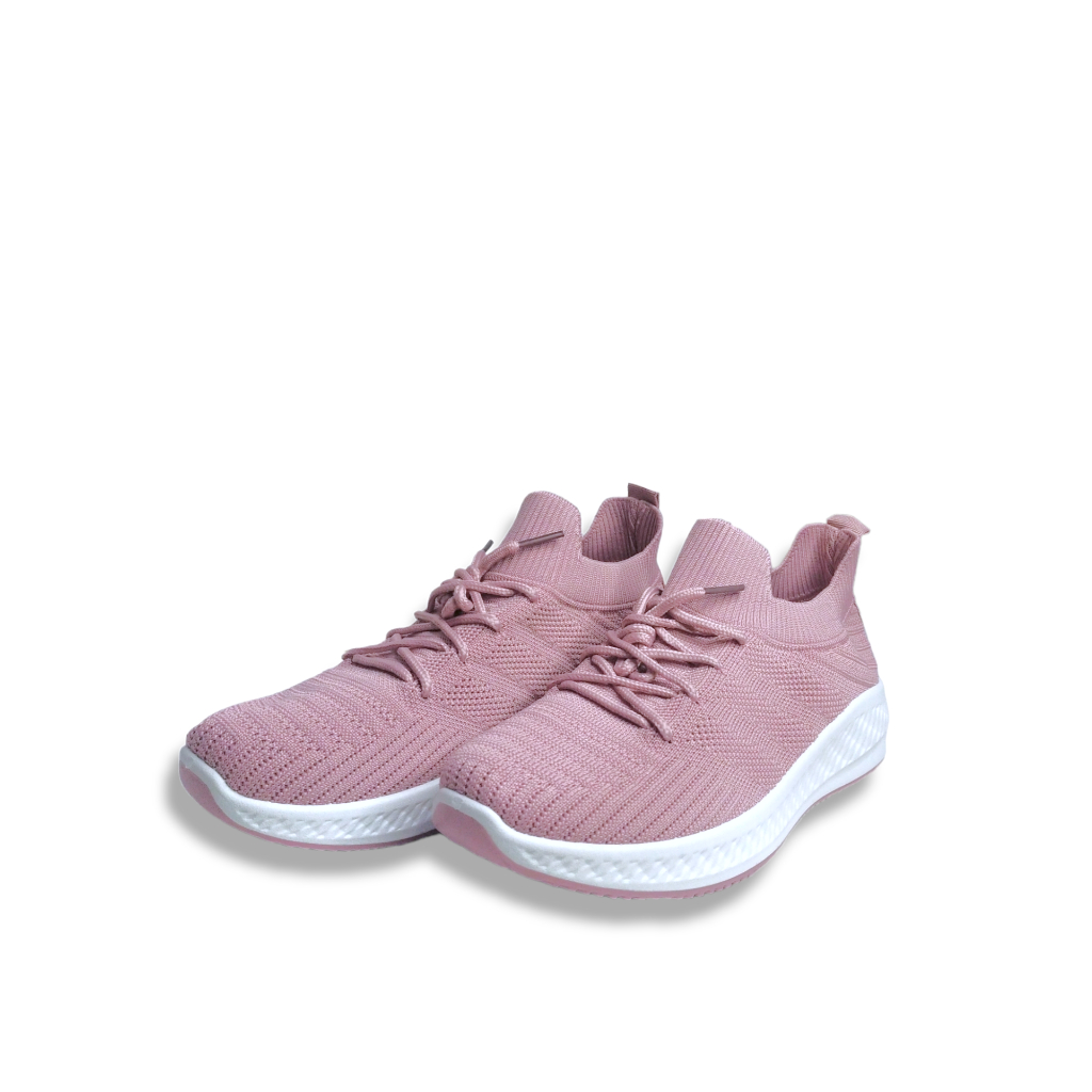 WM-1A001 SEPATU SNEAKERS FASHION CASUAL OLAHRAGA TERBARU STYLE TALI POLOS WANITA PRIA BAHAN RAJUT SLIP ON BEST QUALITY REAL PICT