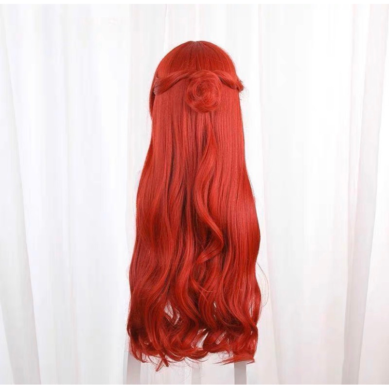 ready stock himeko honkai star rail costum cosplay termasuk wig