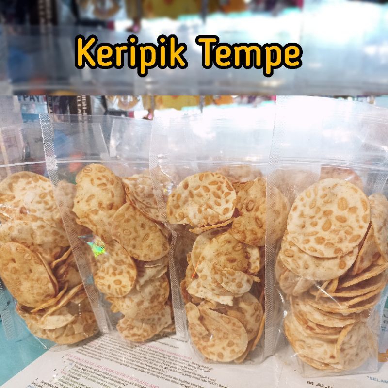 

KERIPIK TEMPE SAGU SNACK GURIH RENYAH RASA DAUN JERUK 120GR