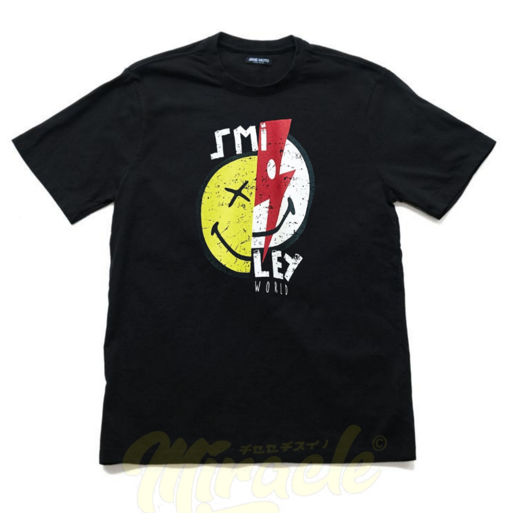 kaos pria wanita SMILEY premium24s tshirt