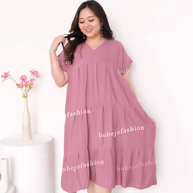 home dress cantik rosalia jumbo ld 120cm daster jumbo dress bis size home dress plus size dress jumbo polos kekinian dress jumbo polos kekinian