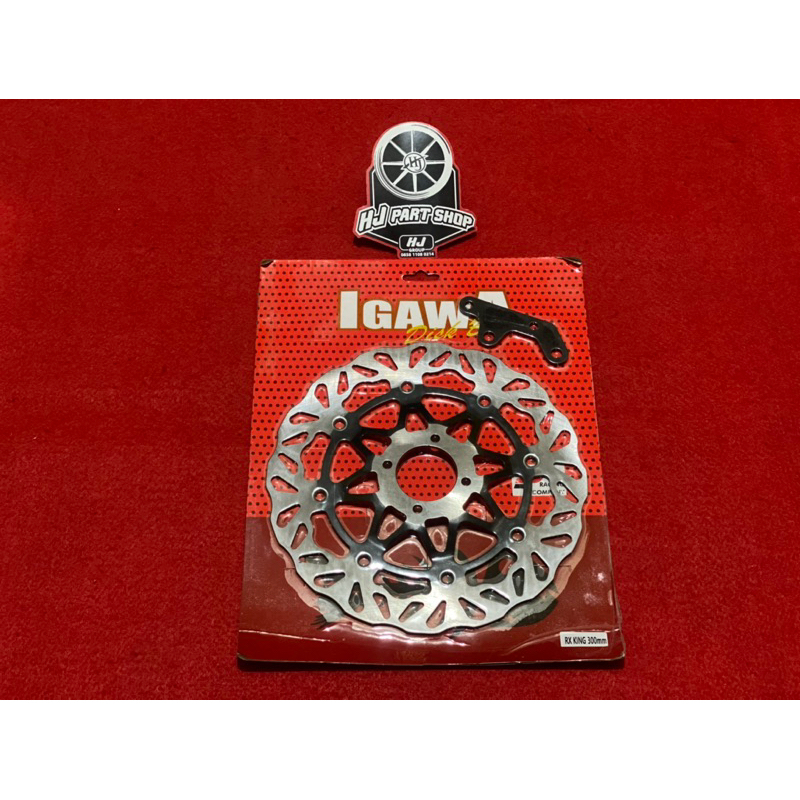 Disc Piringan Cakram Rx King Lebar 300MM Igawa Model PSM Flower Kembang Piringan Cakram Depan Lebar 