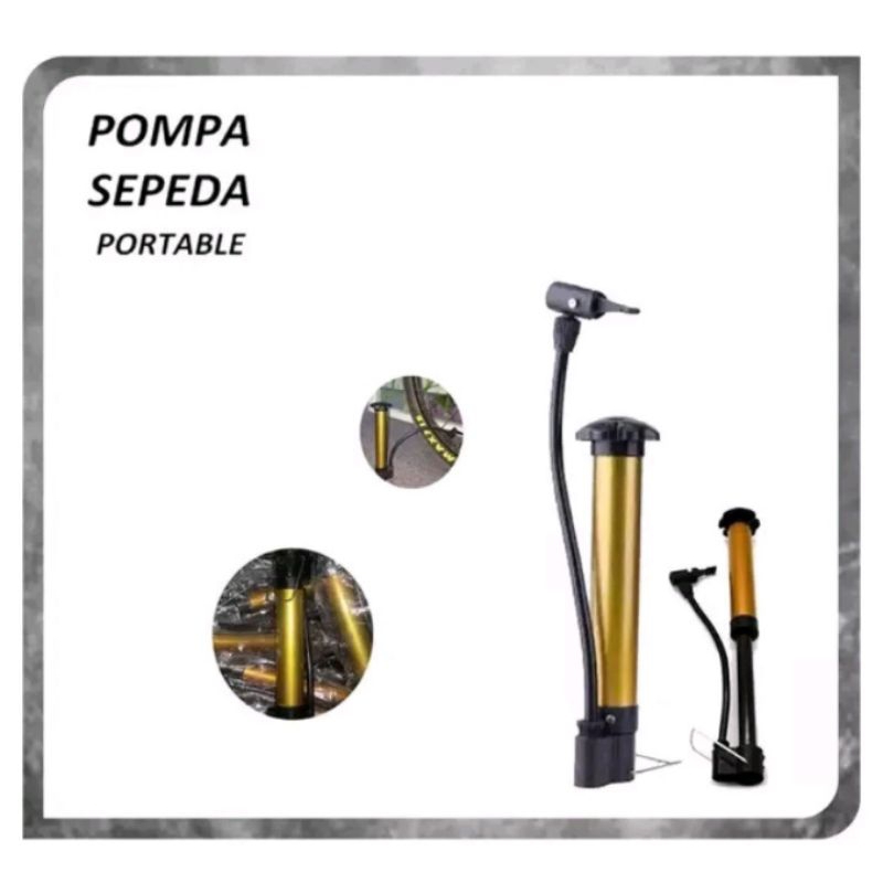 Pompa Mini Sepeda Mini Portable Pump Pompa Portable Serbaguna