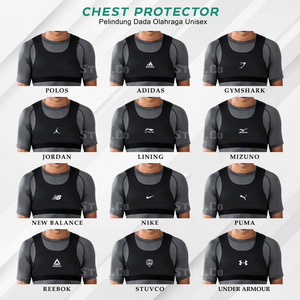 FOOTBALL VEST CHEST PROTECTOR PELINDUNG DADA OLAHRAGA SEPAK BOLA FUTSAL