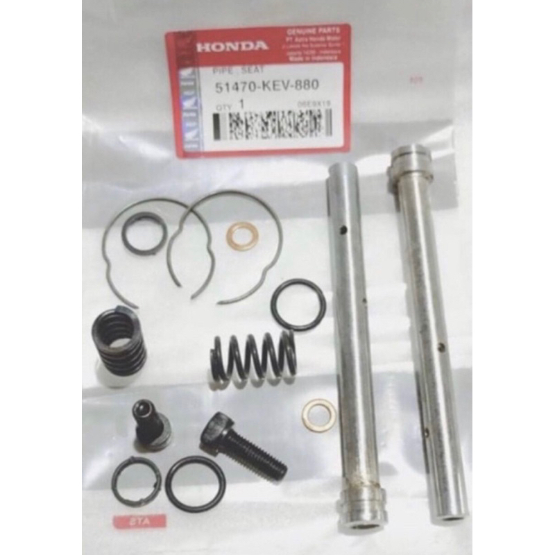 SULING SHOCK DEPAN SET GRAND SUPRA X FITNEW KARISMA X125 BLADE REVO PNP HONDA 51470-KEV-880 READY