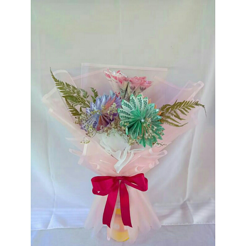 Buket Uang bentuk bunga|Buket Viral