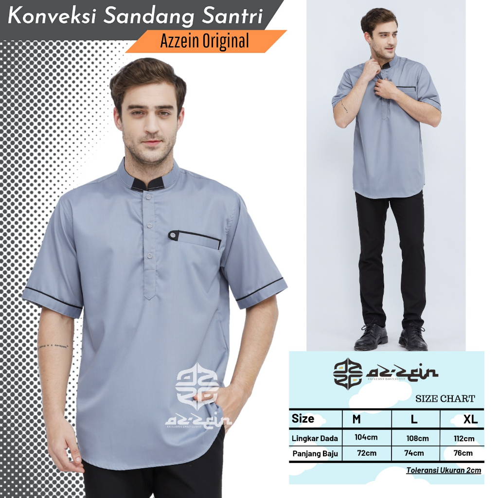 Baju koko pria lengan pendek premium baju koko pria polos baju koko dewasa lengan pendek