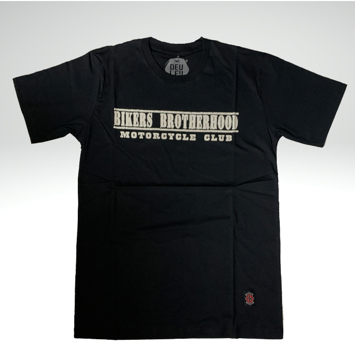 Deuleu - T shirt Original bikers brotherhood - kaos motor - T-shirt motor - BBMC - Hitam