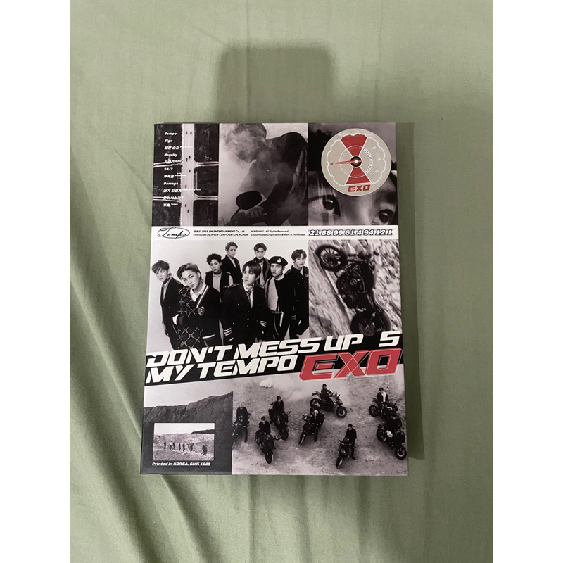 exo obsession album unsealed kai pc chanyeol postcard