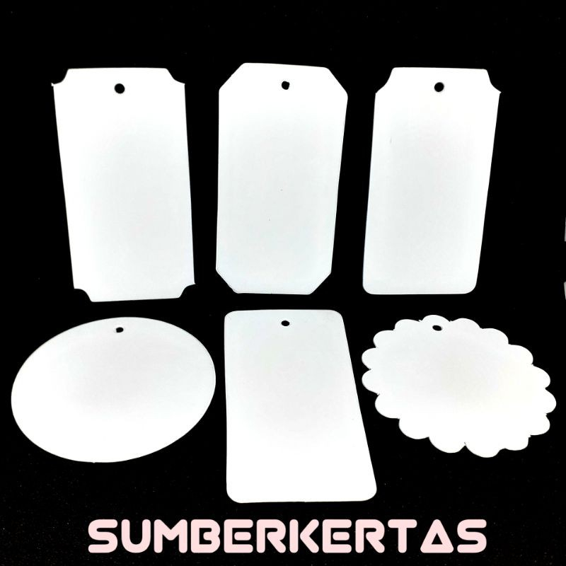 

HANG TAG POLOS PUTIH, BAHAN TEBAL 360 GR