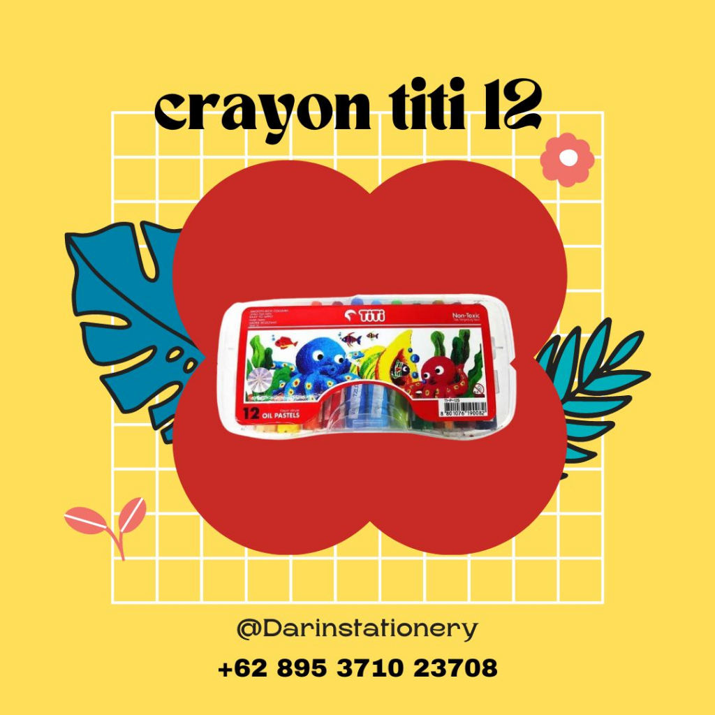 

CRAYON TITI 12 WARNA OIL PASTEL