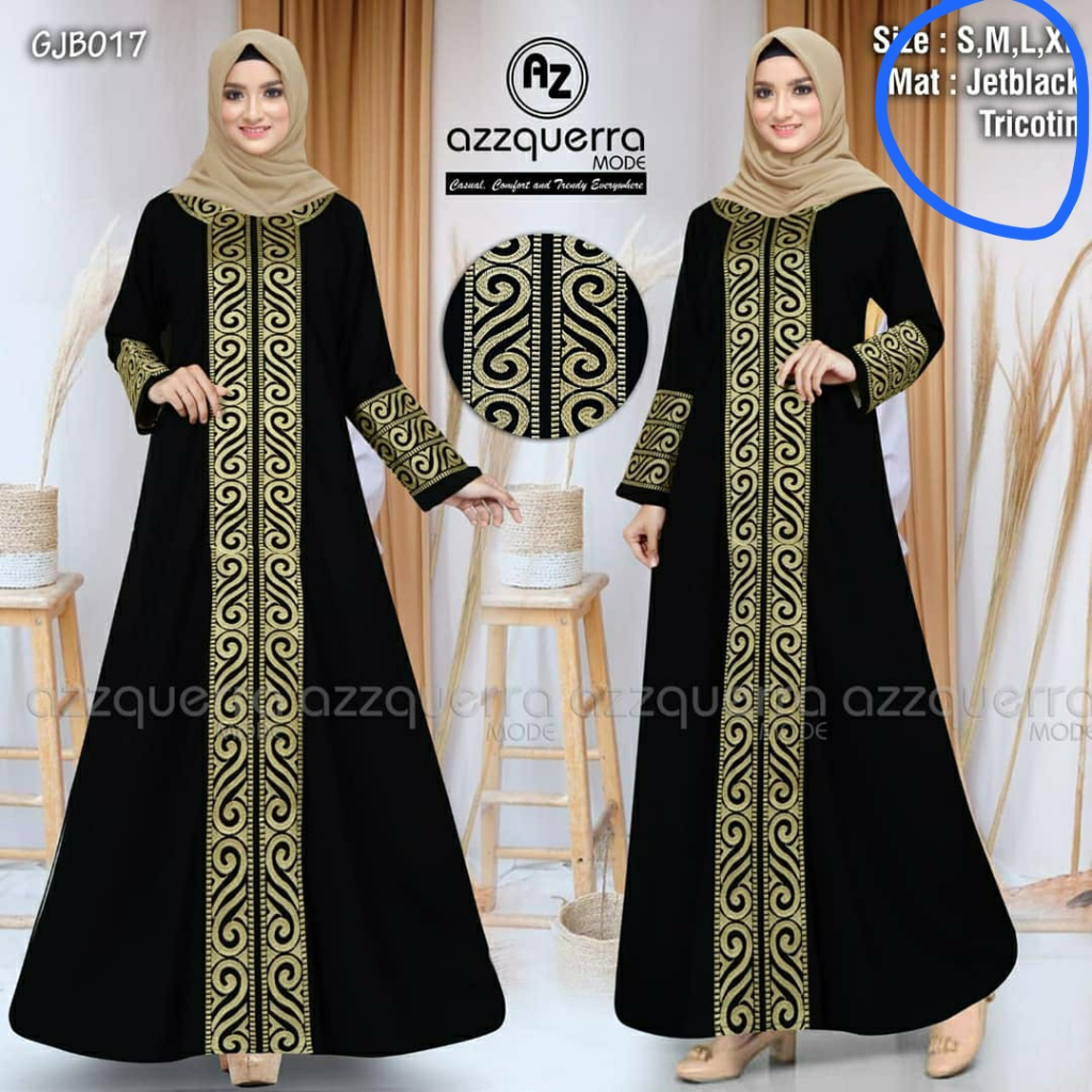 Abaya nada dewasa - Gamis terbaru dan kekinian - abaya arab Saudi - jubah jumbo - busana muslimah - 