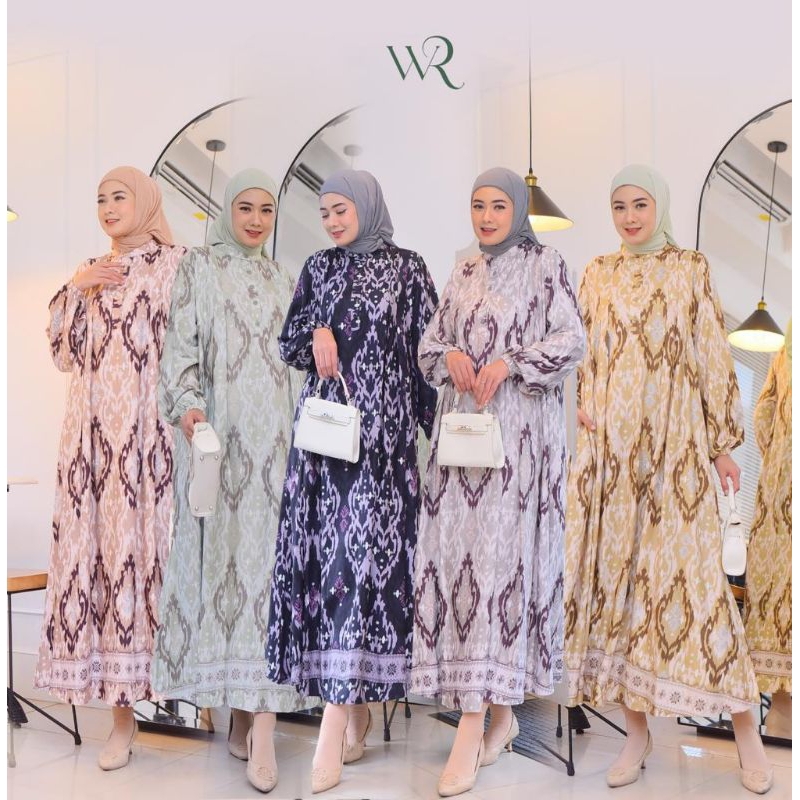 MIDI dress terbaru/ MIDI dress rayon premium/MIDI dress