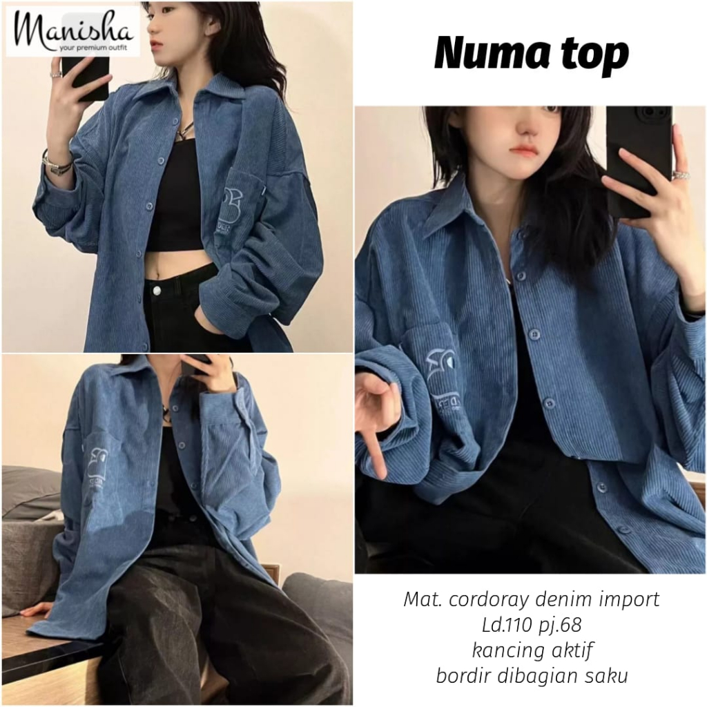 KEMEJA WANITA / 18.7 / NAOMI NORINE NUMA OBELIA OLIN PICASSO ROSE RENOA RUBIC SHYLLA STARLA VINDY WINA ZALIKA ZOYA/ ATASAN WANITA / ALLSIZE FIT M-XL / MANISHA