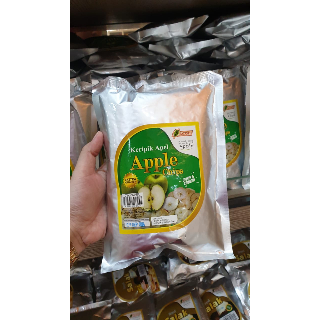 KERIPIK BUAH APEL FOIL 100 GR