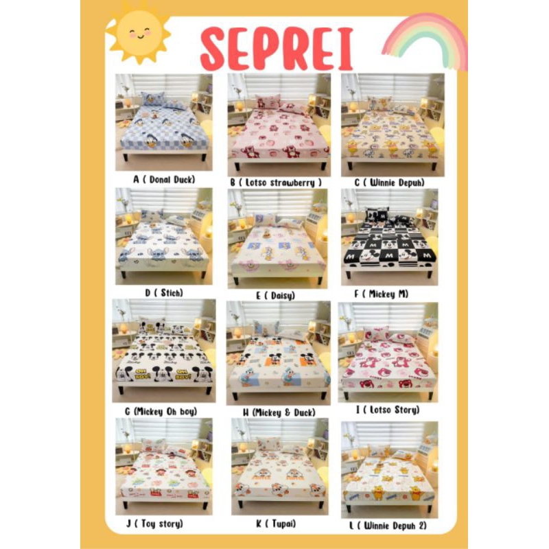 SPREI DISNEY IMPORT MOTIF KARAKTER LUCU
