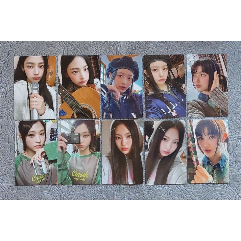 Official Photocard NewJeans Bunnies Camp MD Minji Hanni Danielle Haerin Hyein