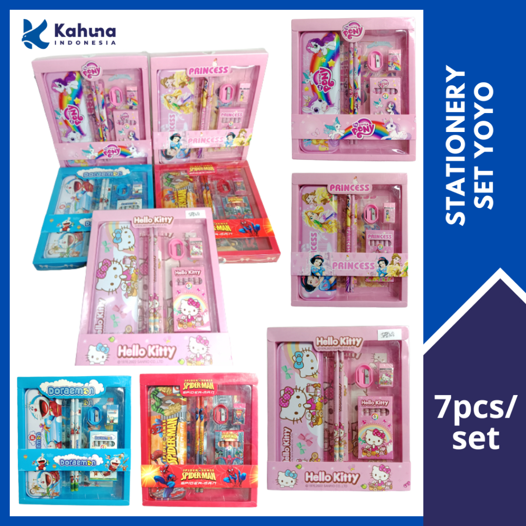 

Stationery set YOYO-8015 / Kotak pensil 7IN1 / Paket alat tulis set [5036368]