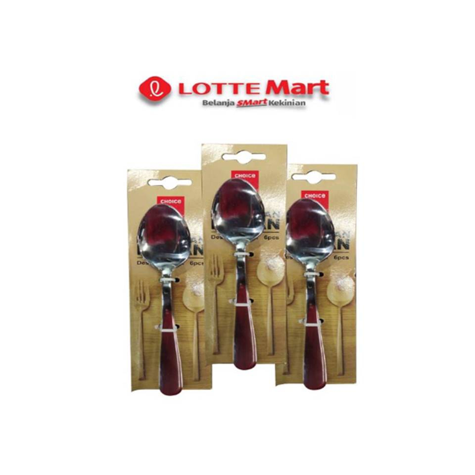 CHOICE L DINNER SPOON SET 6PC (Beli 1 Gratis 1)