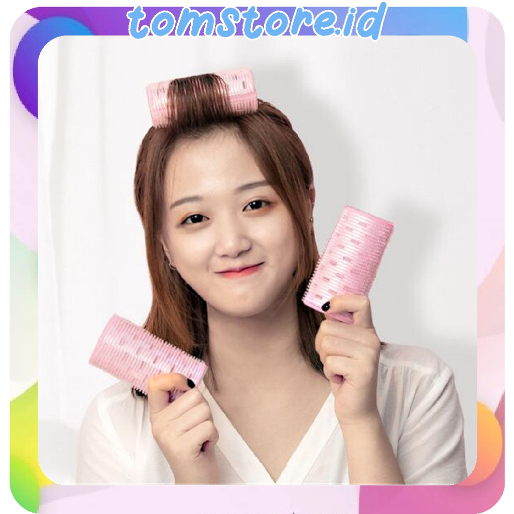 TOMSTORE.ID  Roll Rambut Besar Ala Korea Gulungan Rambut Satuan Hair Rollers Roll Rambut Magic Curle