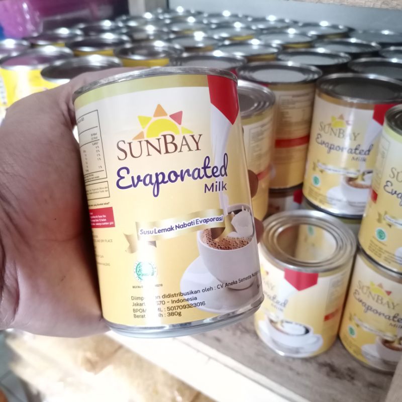 

susu evaporasi , susu fermentasi sanbay , susu es lumut es campur es buah
