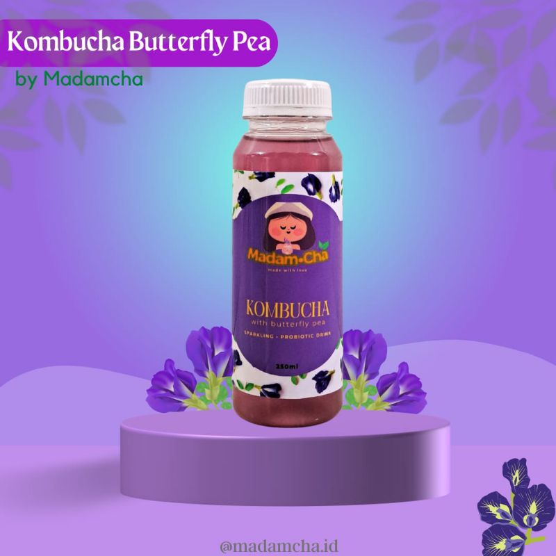 

Kombucha Butterfly Pea / Bunga Telang Minuman Probiotik 250ml