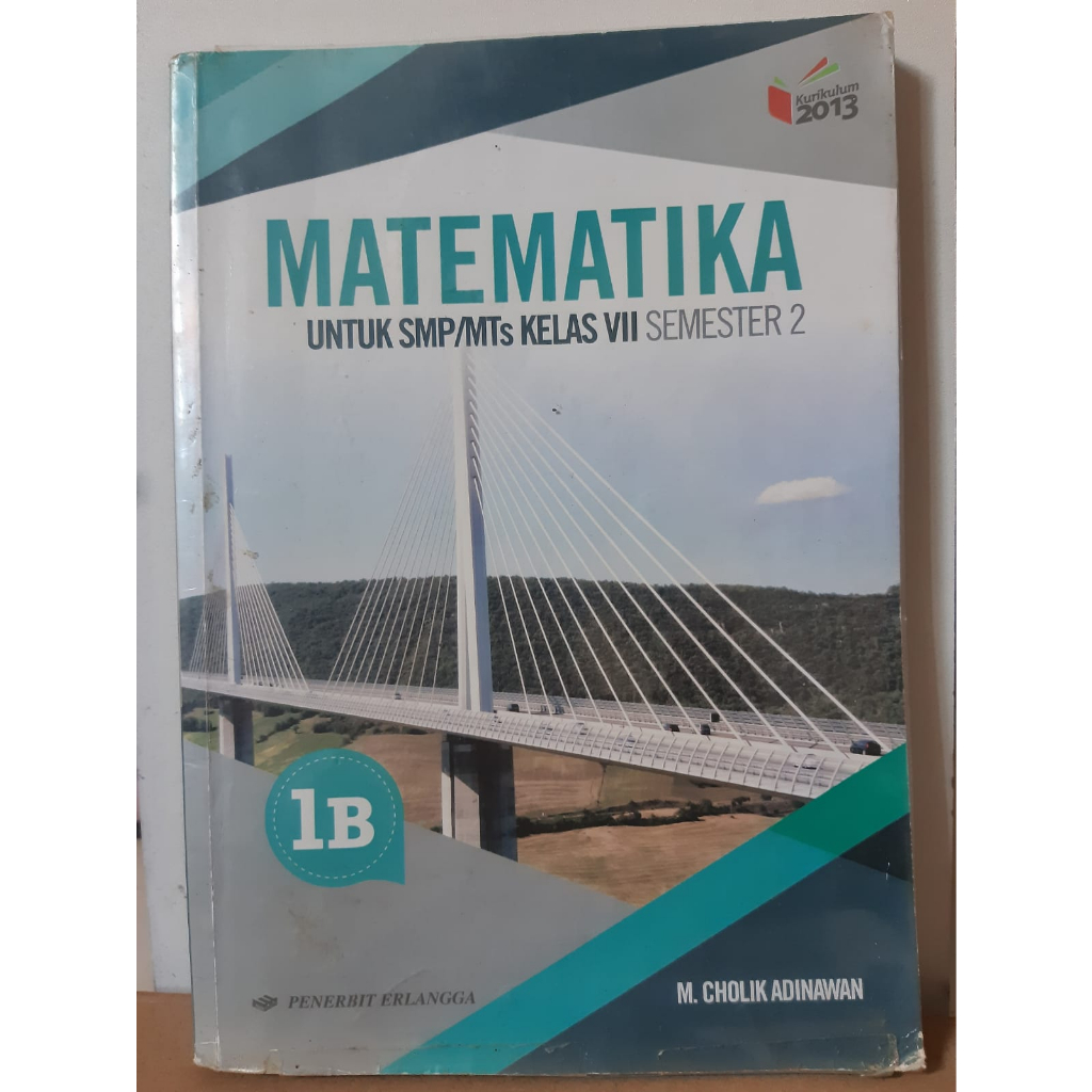 

BUKU MATEMATIKA KELAS VII SEMESTER 2 ERLANGGA - buku bekas