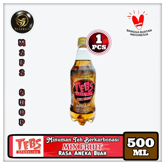 

TEBS Sparkling Soda Mix Fruit | Aneka Buah Botol Pet - 500 ml (Kemasan Satuan)