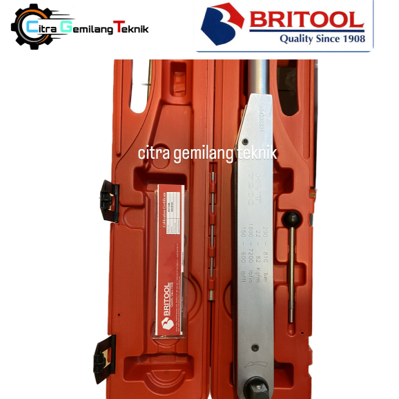 BRITOOL HVT 7200 kunci moment torsi adjustable wrench