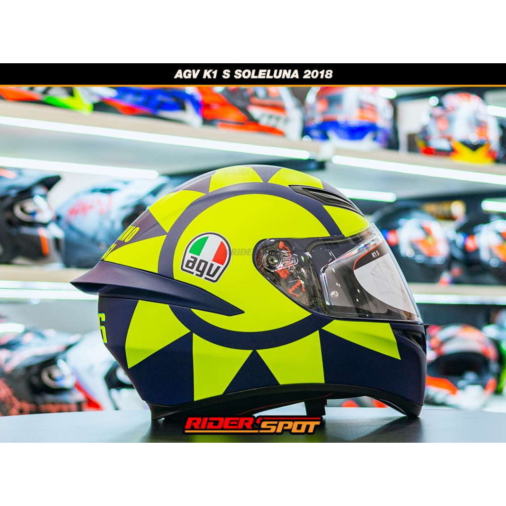 Helm Motor AGV K1 S Soleluna 2018 Helmet Original Italy Riding