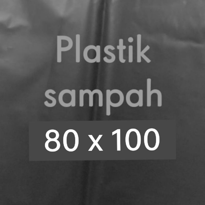 Plastik sampah / trash bag 80 x 100
