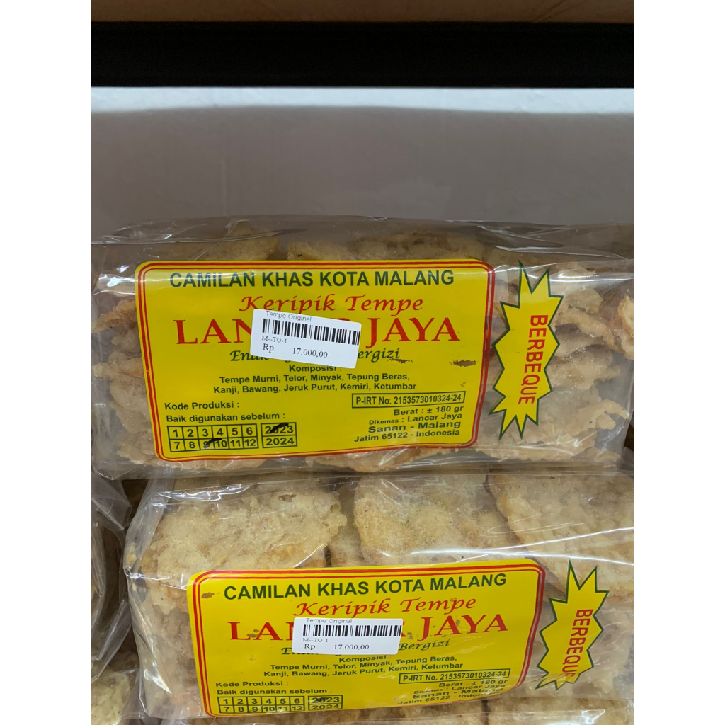 

kripik tempe gurih aneka rasa
