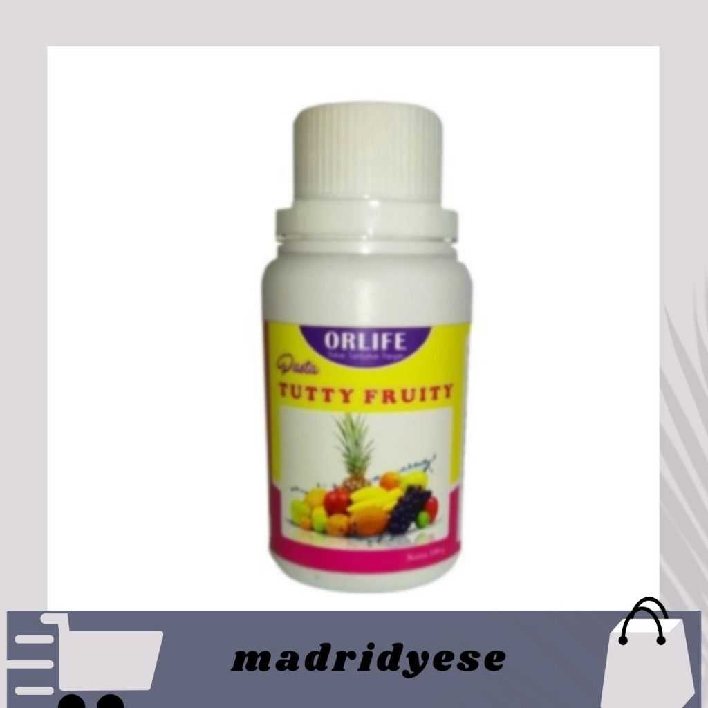 

【MURAH LEBAY】PERISA PASTA TUTTY FRUTY / TUTTY FRUTY segar ORLIFE / Perisa Pasta TUTTY FRUTY 100 Gram