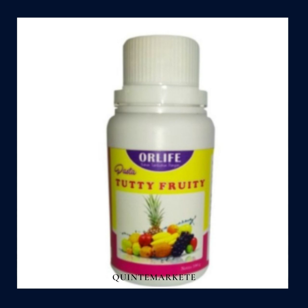 

【F⚡ASH SALE✅】Perisa Pasta TUTTY FRUTY Orlife 100 Gram Sirup Perisa Rasa TUTTY FRUTY 100gram