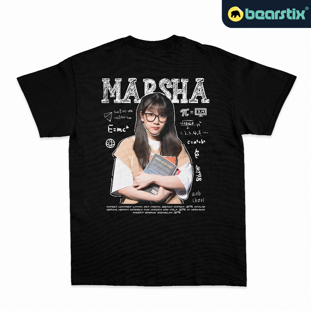 BEARSTIX - Kaos Marsha JKT48 - Tshirt The Librarians - Baju Member JKT48 - Kaos Wota - Tshirt Street