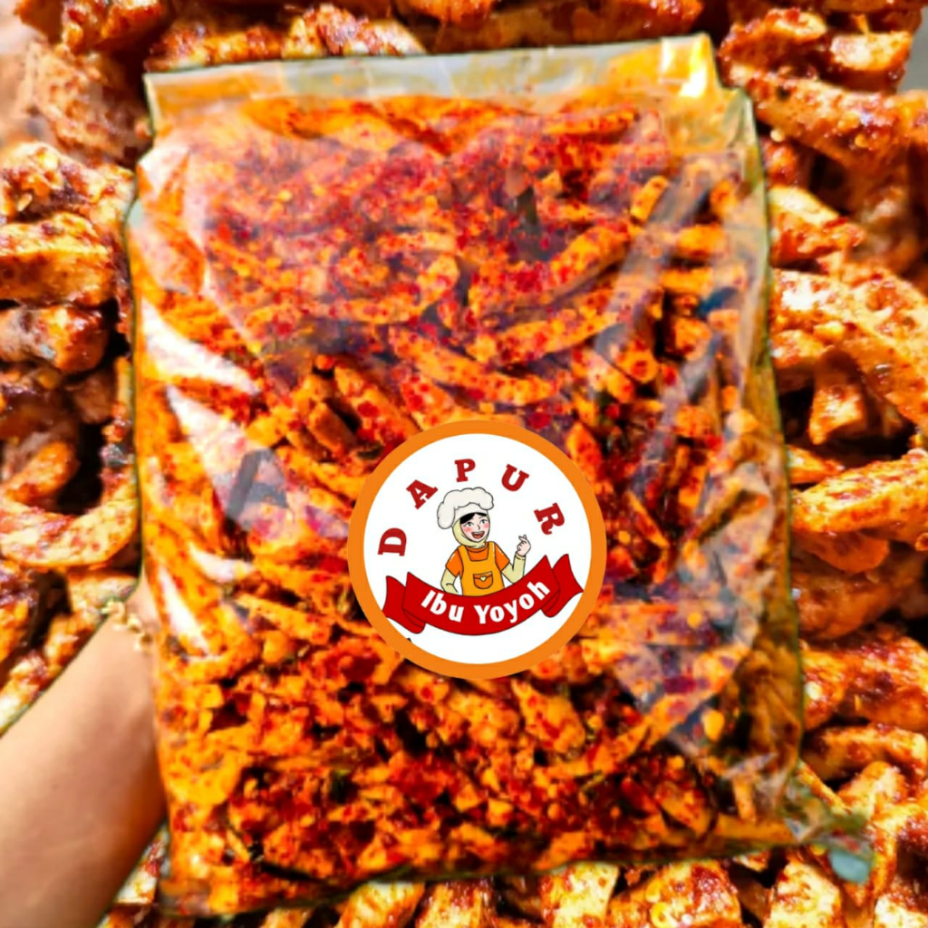 

basreng baso goreng pedas nikmat | kemasan 250gr | basreng pedas aroma daun jeruk mantul pisan