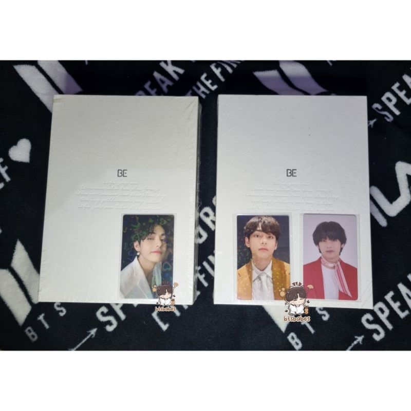 album be japan ld luckydraw taehyung v (2) + card ticket taehyung v