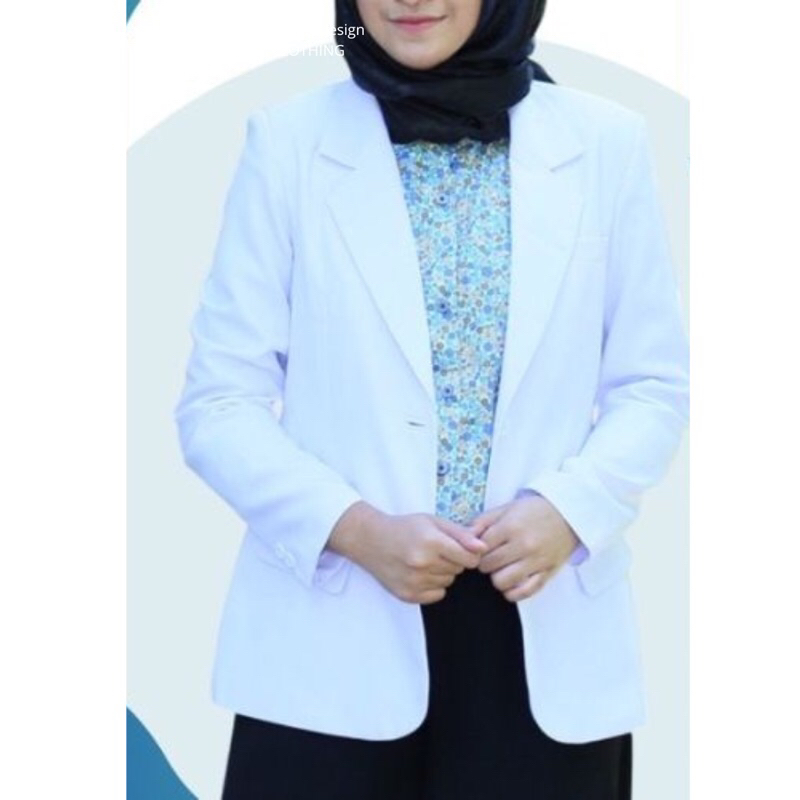 SNELI JAS / JAS DOKTER WANITA / JAS DOKTER LENGAN PANJANG